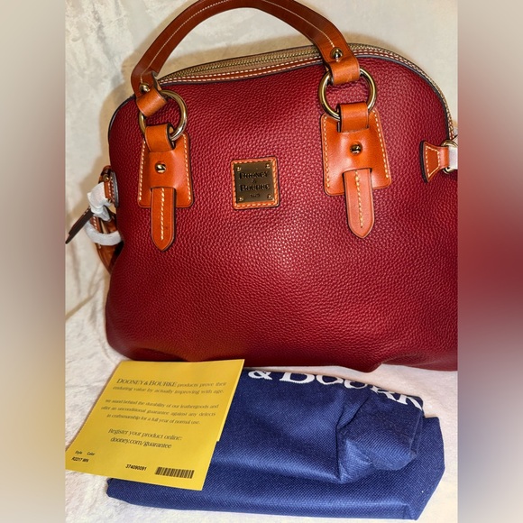 Dooney & Bourke Pebble Grain Domed Satchel -NWT - Picture 9 of 10